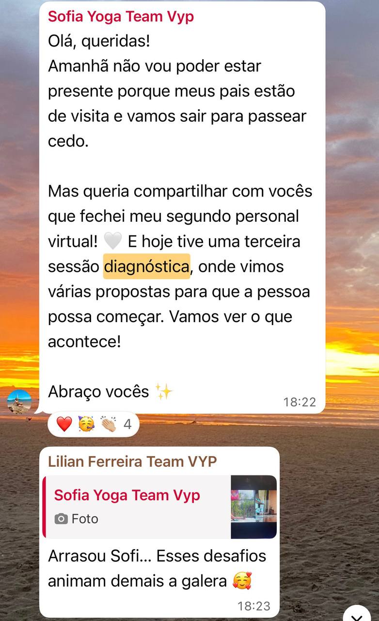 Sofia — fechou segundo personal virtual